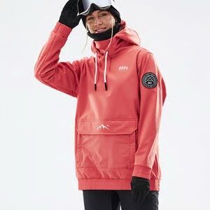DOPE Women's Ski Jacket in Coral